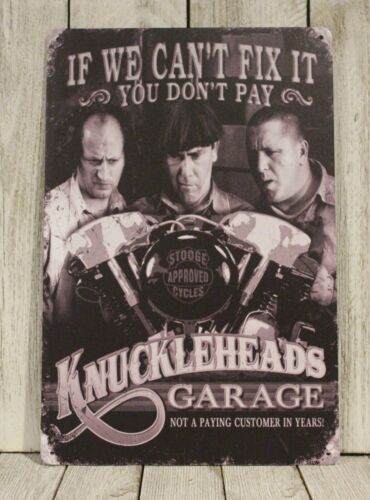 Металлическая табличка Knuckle – обзор и цена Auto Repair Shop