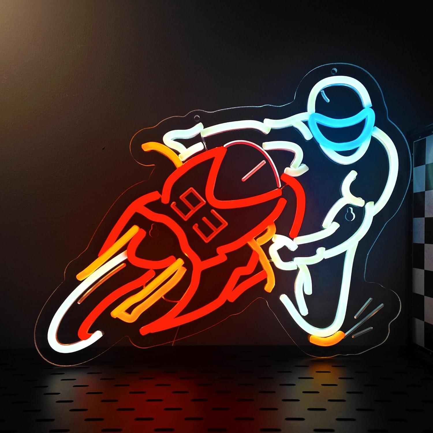 Неоновая вывеска «Мотогонки: З – обзор и цена Auto Repair Shop Signs